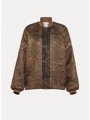 GOLDEN SUNRISE JACQUARD BOMBER RAME 1503