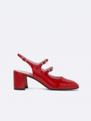 BANANA-331873 RED PATENT LEAT