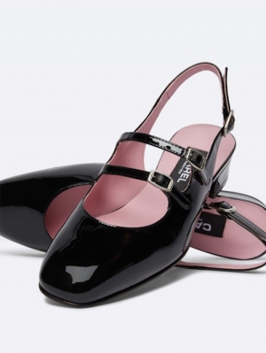 PECHE-1324 BLACK PATENT