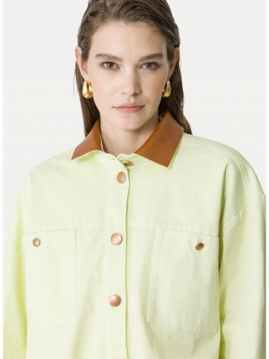 PEACHED COTTON TWILL WORKER  DAFFODIL 1094