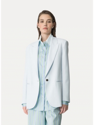 ENVERS SATIN REGULAR JACKET NUAGE 7062