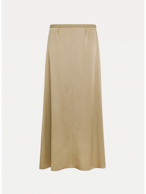 ENVERS SATIN LONG SKIRT DUNE 3088