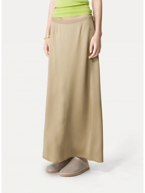 ENVERS SATIN LONG SKIRT DUNE 3088