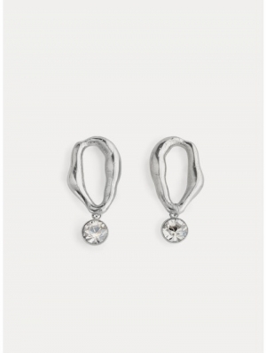 SCULPTURE EARRINGS ARGENTO 7014