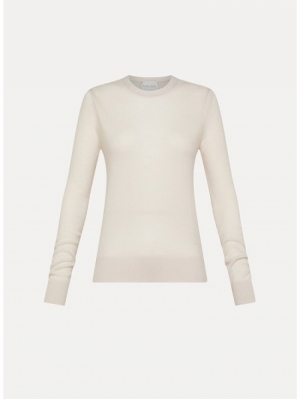 BRUSHED CASHMERE WOOL ROUNDNEC BOROTALCO 0216