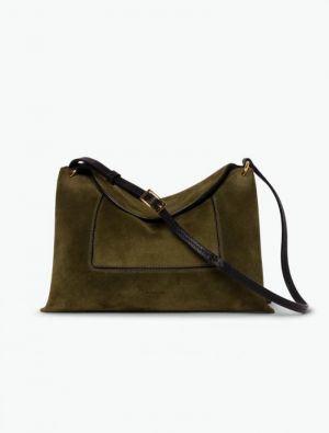 000148 OLIVE SUEDE