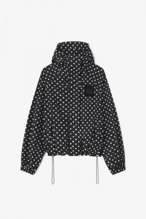 FLYWEIGHT NYLON JACKET PRINTED BLACK