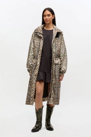 FLYWEIGHT NYLON LEO LONG PARKA ALMOND MILK 859