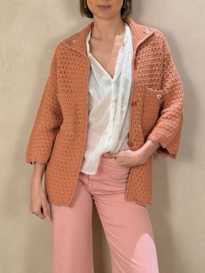 ORGANIC VRILLE COTTON EMBROID ROSEO 2026