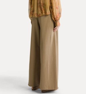 FLUID COTTON TWILL WIDE LEG PA CUMINO 2015