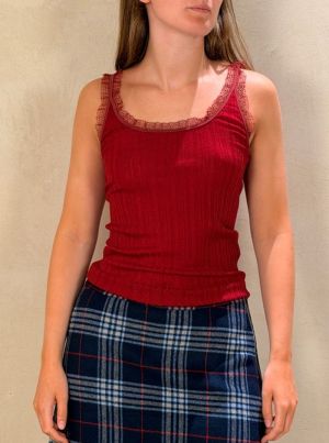 CHIC VISCOSE WOOL LACE DETAILS LACCA 2501