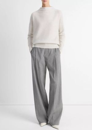 BOILED FUNNEL NK PULLOVER 101OWH