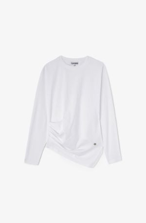 HEAVY STRETCH COTTON DRAPED BL 151 BRIGHT WHIT