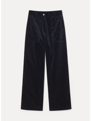 RIBBED VELVET CARGO PANTS NIGHT 5017