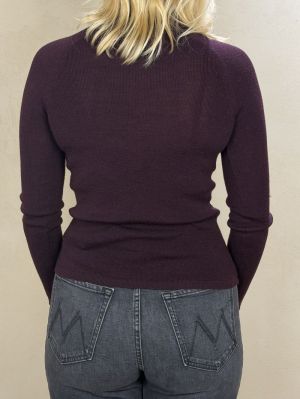 K203-FPU701 COL MONTANT ML 093 AUBERGINE